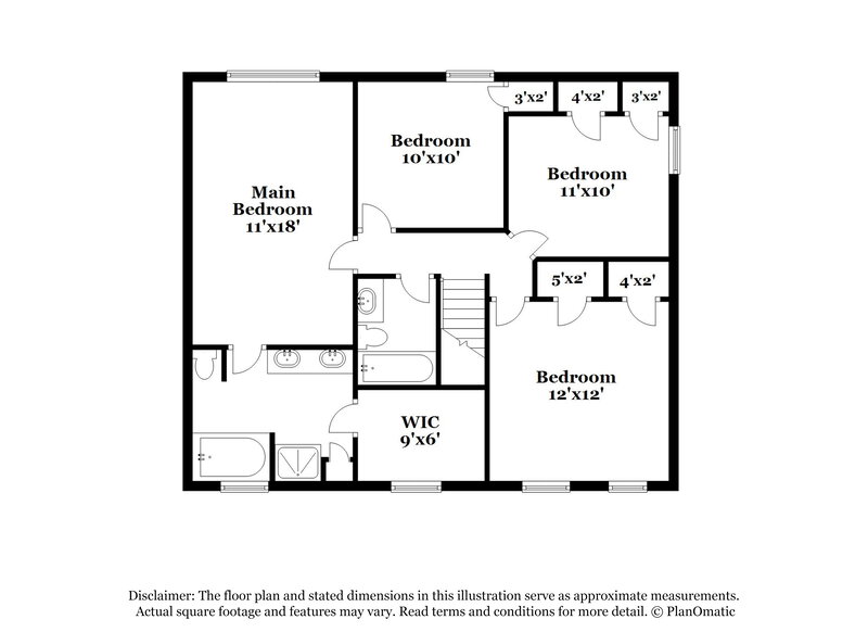 2,480/Mo, 7645 Dover Ridge Dr Blacklick, OH 43004 Floor Plan View