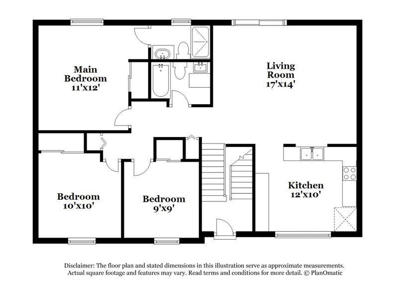 2,140/Mo, 3524 En Joie Dr Columbus, OH 43228 Floor Plan View