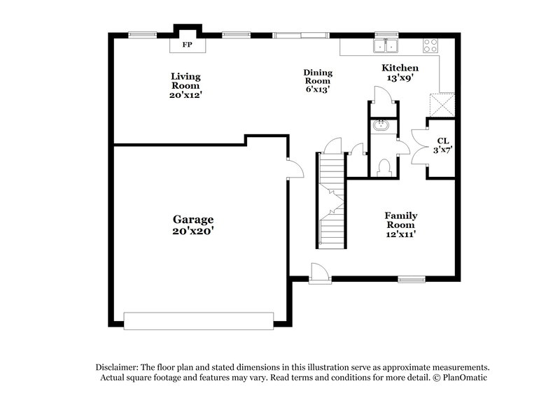 2,455/Mo, 3110 Ambarwent Rd Reynoldsburg, OH 43068 Floorplan View