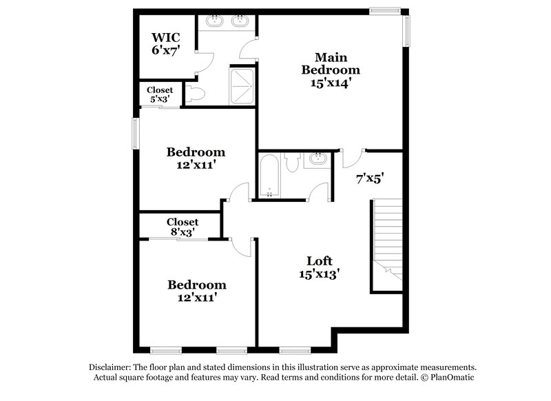 2,155/Mo, 2190 Bowley Brook Dr Columbus, OH 43219 Floor Plan View 2
