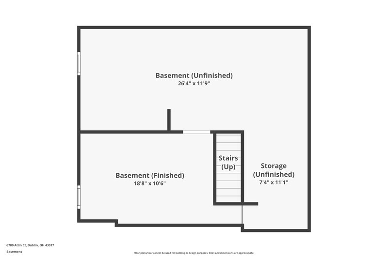 2,235/Mo, 6780 Atlin Ct Dublin, OH 43017 Floor Plan View