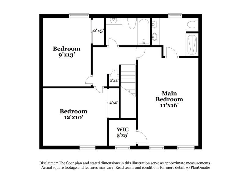 2,130/Mo, 5005 CRESTBURY CT HILLIARD, OH 43026 Floor Plan View