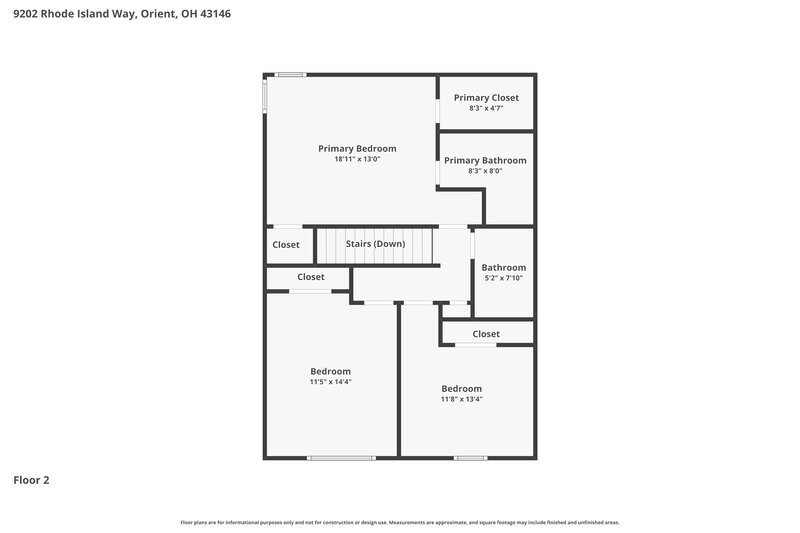 2,315/Mo, 9202 Rhode Island Way Orient, OH 43146 Floorplan View 2
