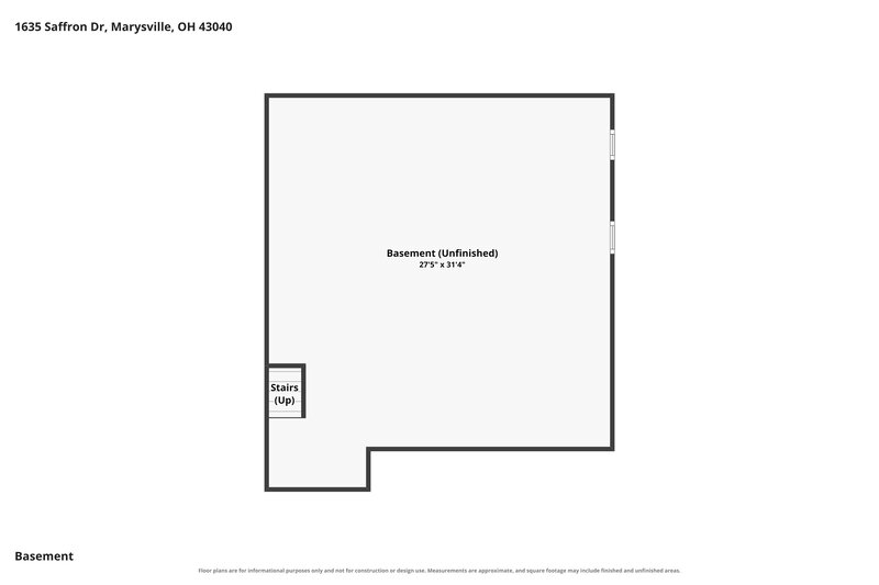2,845/Mo, 1635 Saffron Dr Marysville, OH 43040 Floor Plan View