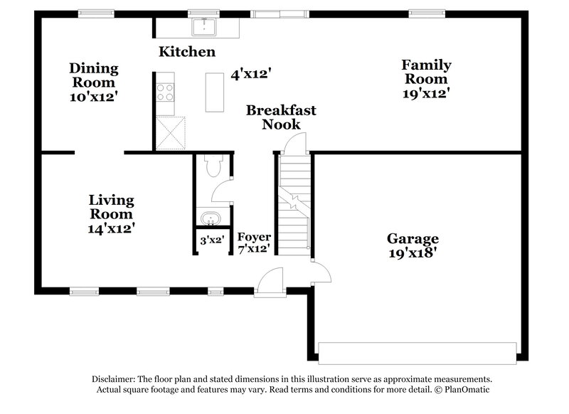 2,045/Mo, 6898 Jacquard Ct Reynoldsburg, OH 43068 Floor Plan View