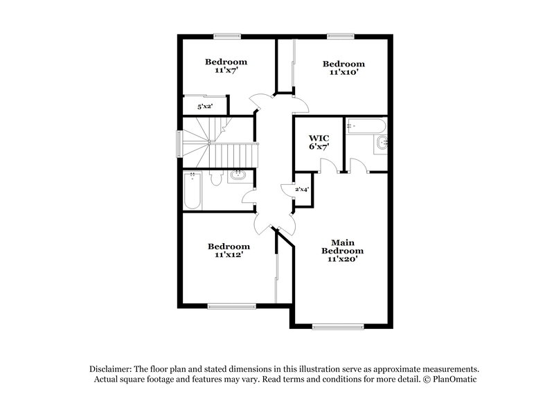 2,220/Mo, 4221 Nipigon Dr Columbus, OH 43207 Floor Plan View 2