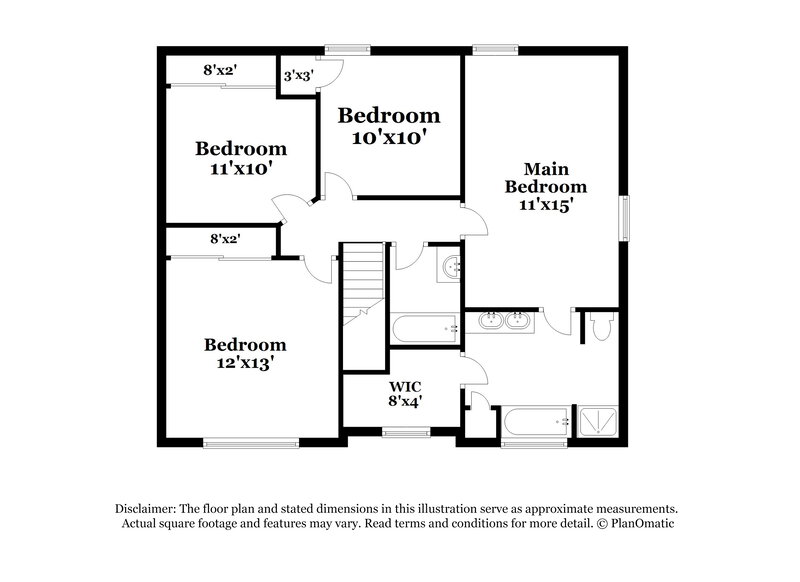 2,245/Mo, 7006 Bryemar Dr Reynoldsburg, OH 43068 Floor Plan View 3