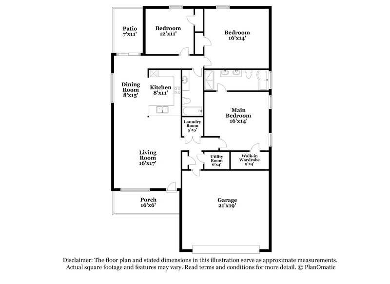 2,490/Mo, 4001 Blue Mountain Cir Columbus, OH 43230 Floor Plan View