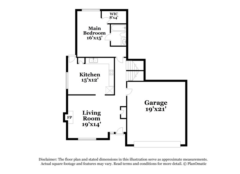 1,805/Mo, 3550 Rocky Rd Columbus, OH 43223 Floor Plan View