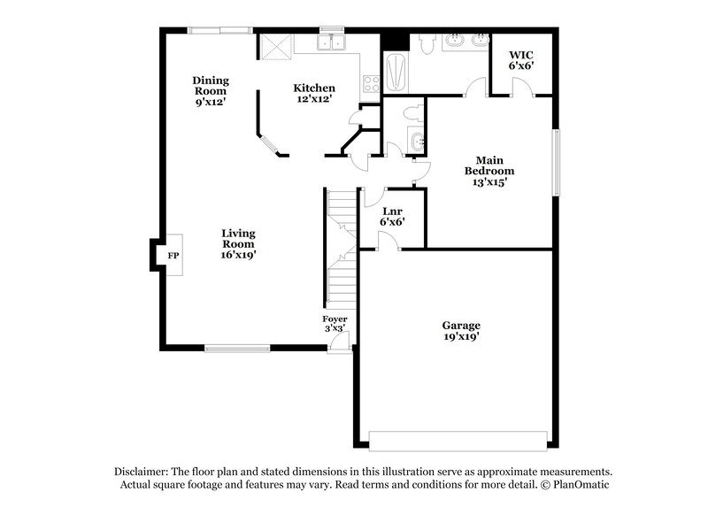 2,180/Mo, 419 Belfair Dr Galloway, OH 43119 Floor Plan View