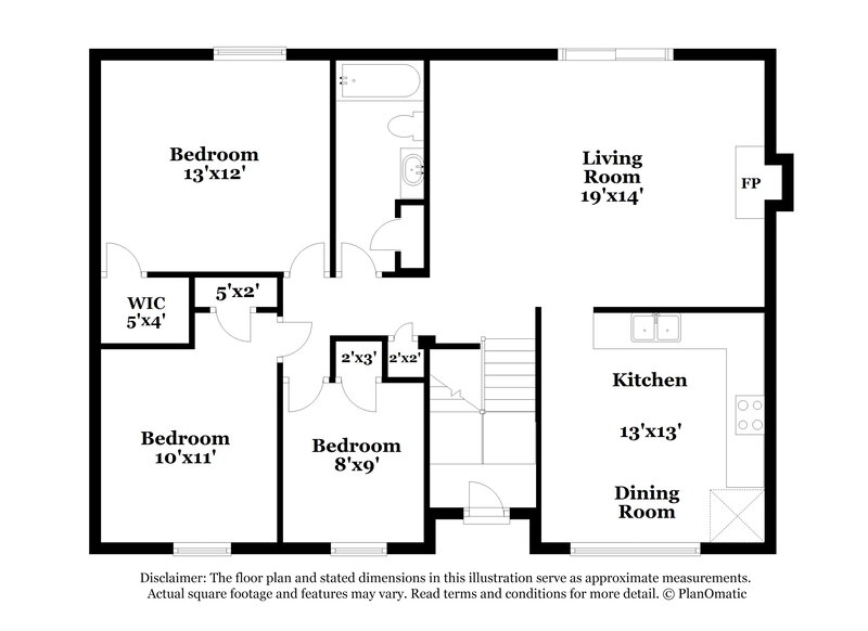 1,915/Mo, 861 Hurlock Ln Galloway, OH 43119 Floor Plan View