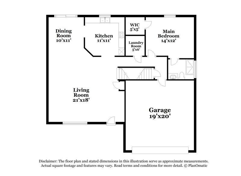 2,045/Mo, 408 Galloway Ridge Dr Galloway, OH 43119 Floor Plan View 2