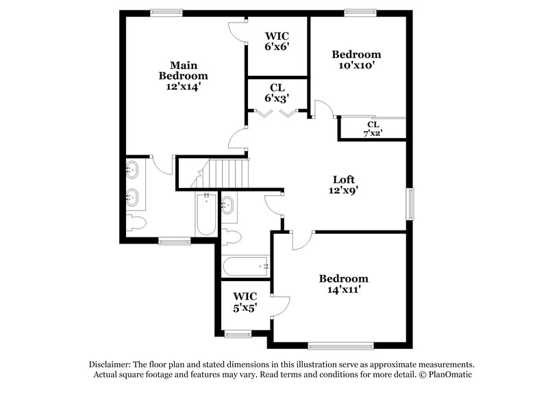 2,415/Mo, 5800 Brinkwater Blvd Hilliard, OH 43026 Floorplan View 2