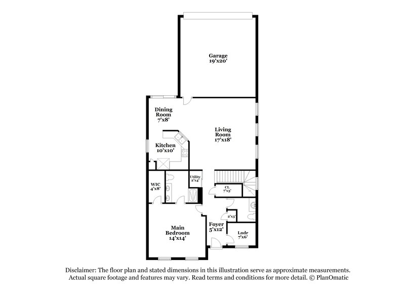 2,075/Mo, 7242 Rondeau Dr Reynoldsburg, OH 43068 Floor Plan View