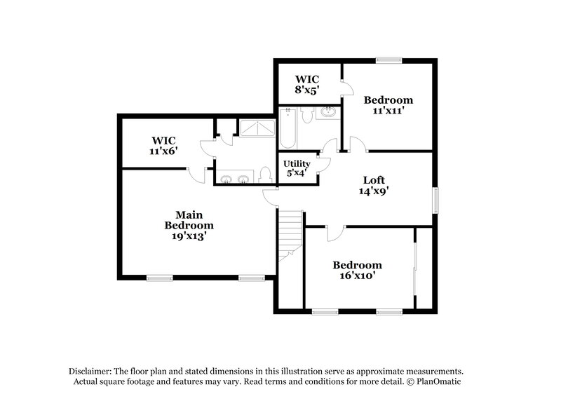 2,120/Mo, 8039 Beardsley Ave Blacklick, OH 43004 Floor Plan View 2