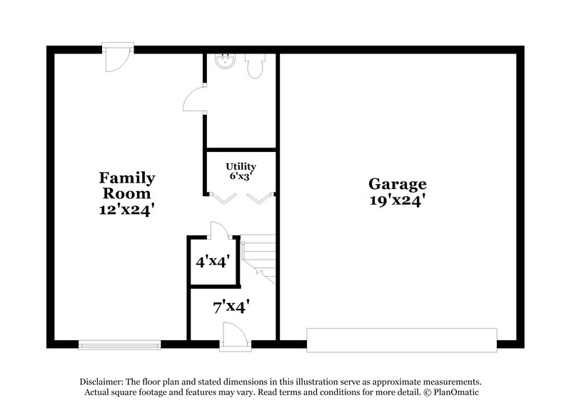 1,905/Mo, 1365 Randan Dr Columbus, OH 43207 Floor Plan View 2