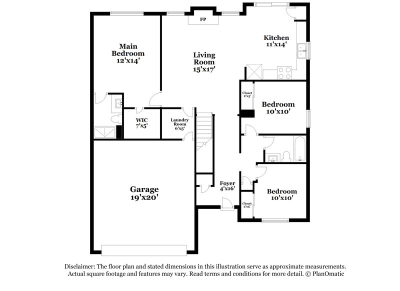 2,215/Mo, 6693 Laburnum Dr Canal Winchester, OH 43110 Floor Plan View