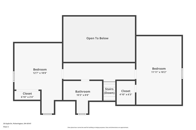 2,405/Mo, 35 Gayle Dr Pickerington, OH 43147 Floor Plan View 3