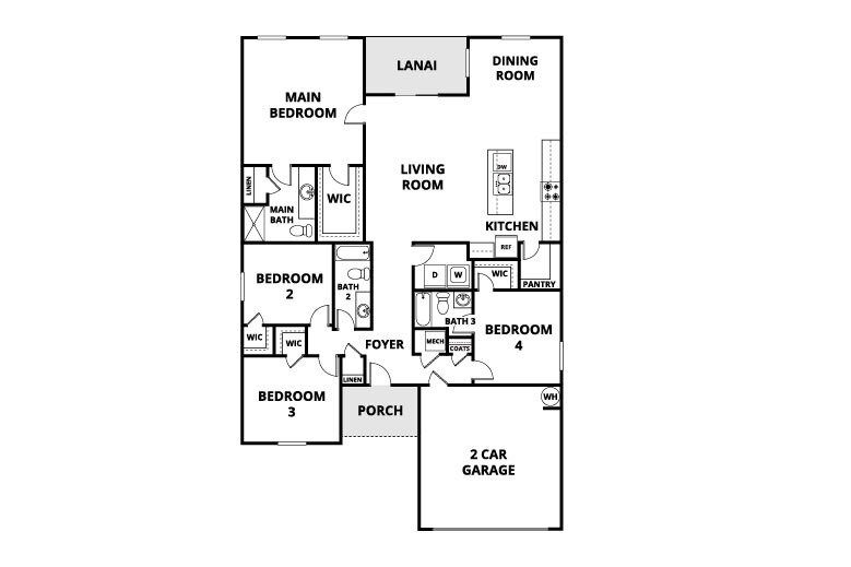 Floorplan: Name: D3-Europa, Beds: 4, Baths: 3.0, Sqft: 2164
