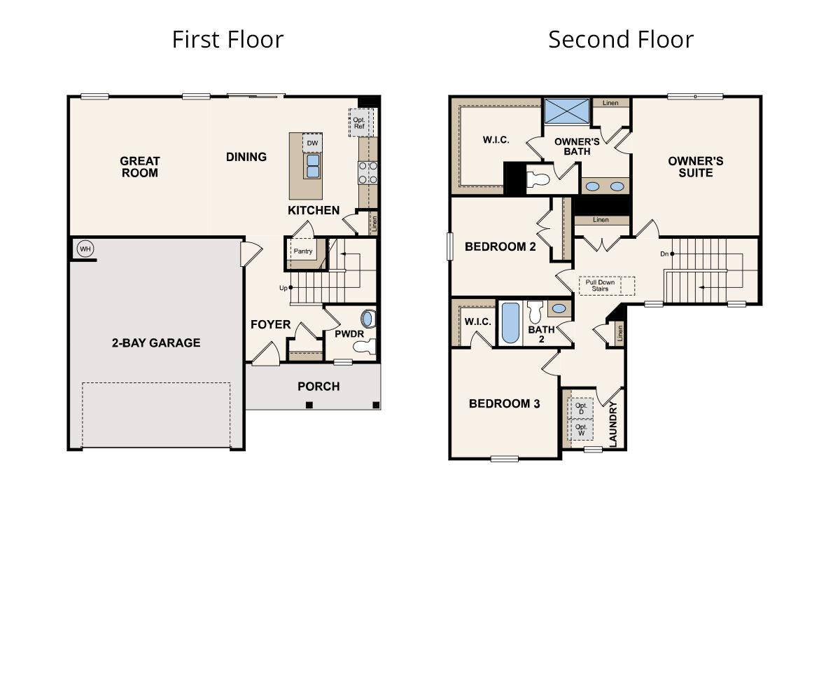 Floorplan: Name: C2-Centennial, Beds: 3, Baths: 2.5, Sqft: 1748