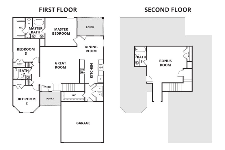 Floorplan: Name: D3-The Jamison, Beds: 4, Baths: 3.0, Sqft: 2308