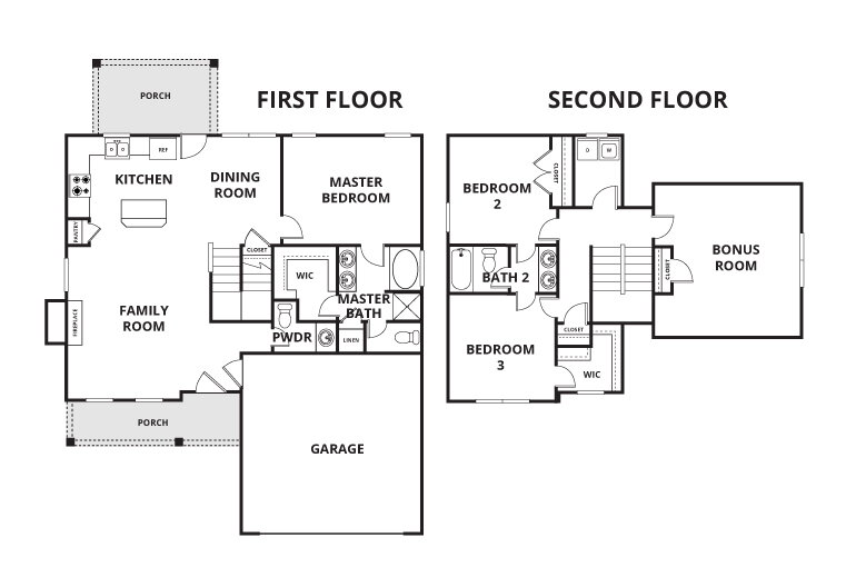 Floorplan: Name: D6-Rockford, Beds: 4, Baths: 2.5, Sqft: 2622