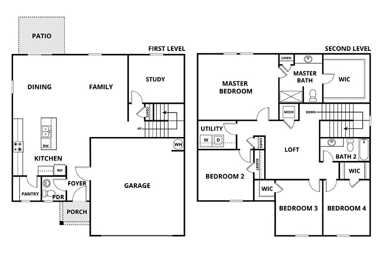 Floorplan: Name: D3-Splendor, Beds: 4, Baths: 2.5, Sqft: 2279