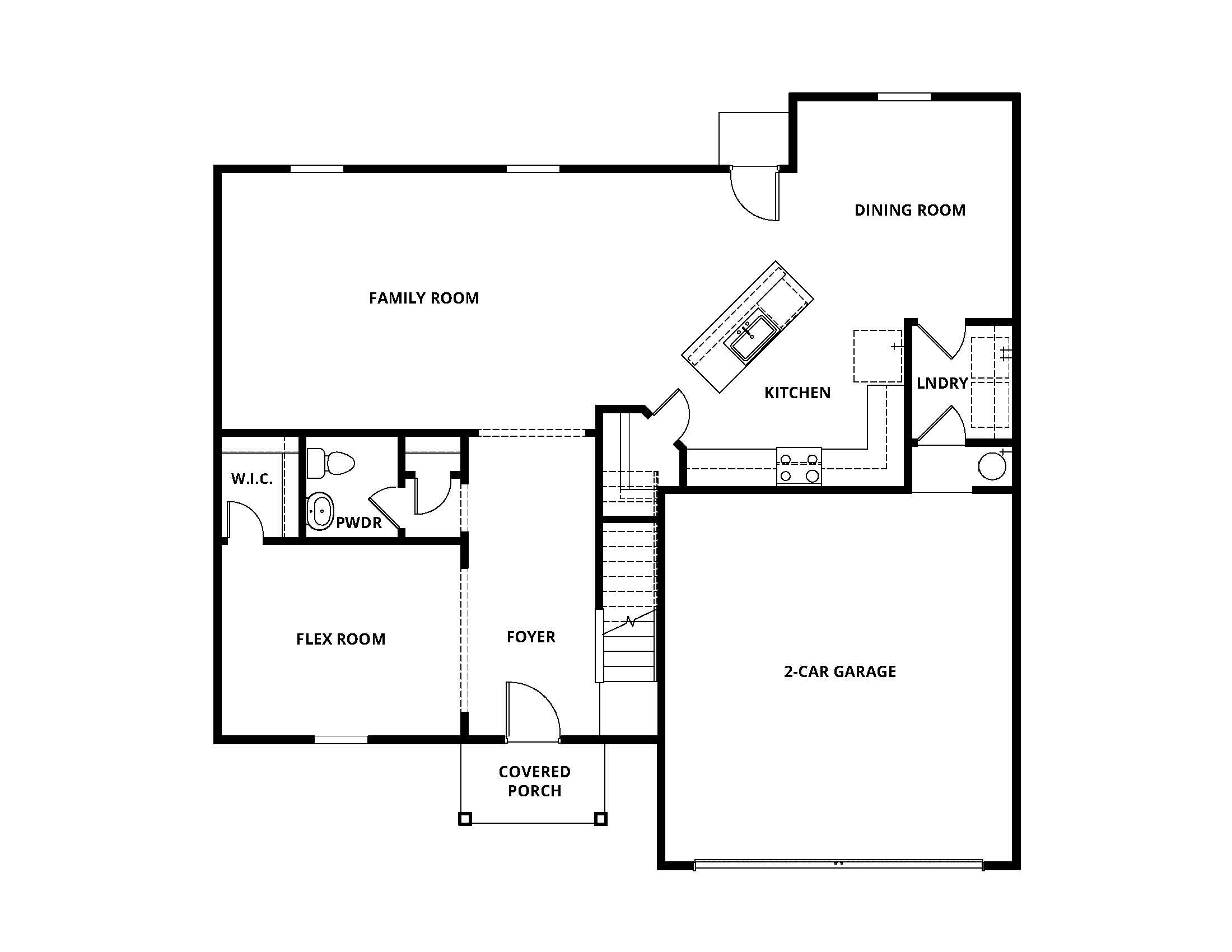 Floorplan: Name: E1-Jackson III, Beds: 5, Baths: 2.5, Sqft: 2596
