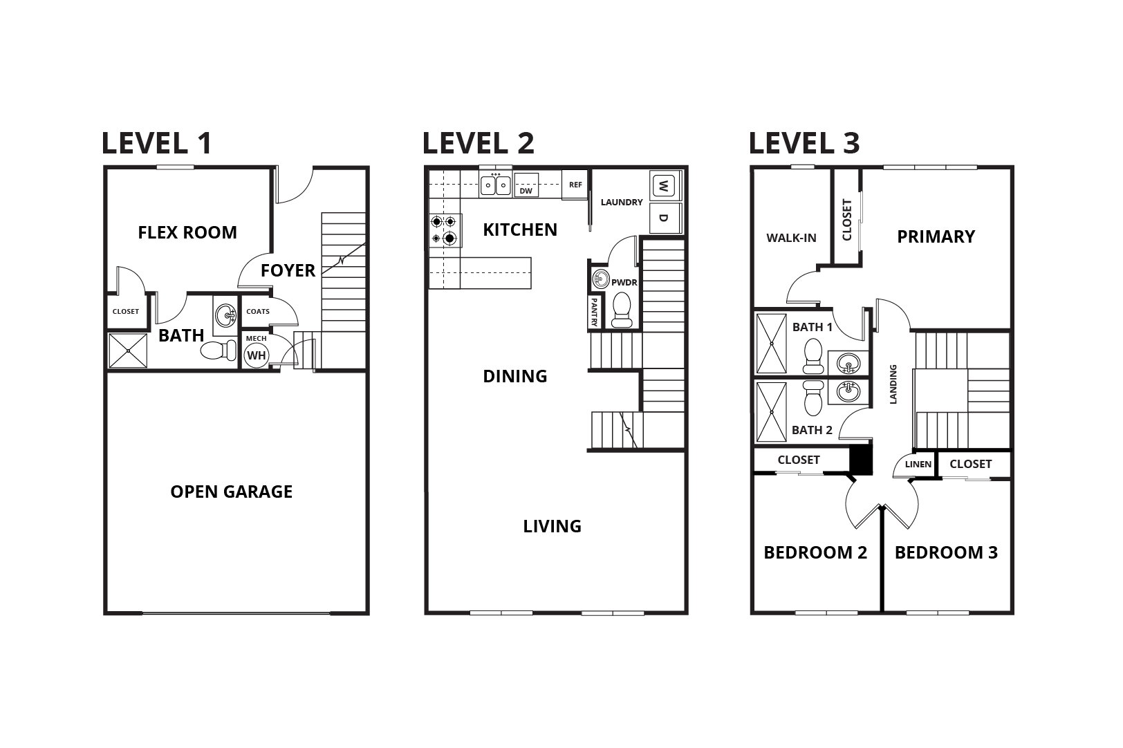 Floorplan: Name: C1-3 Bed, Beds: 3, Baths: 3.0, Sqft: 2057