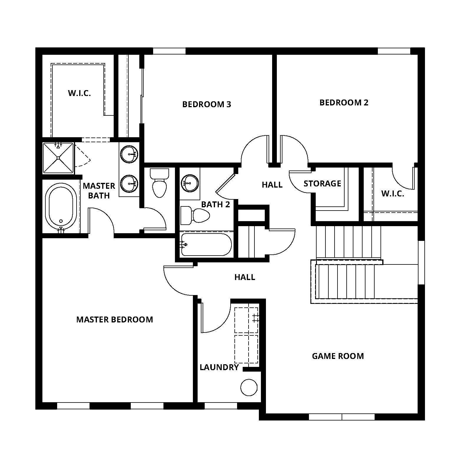 Floorplan: Name: C1-Yale II, Beds: 3, Baths: 2.5, Sqft: 1870
