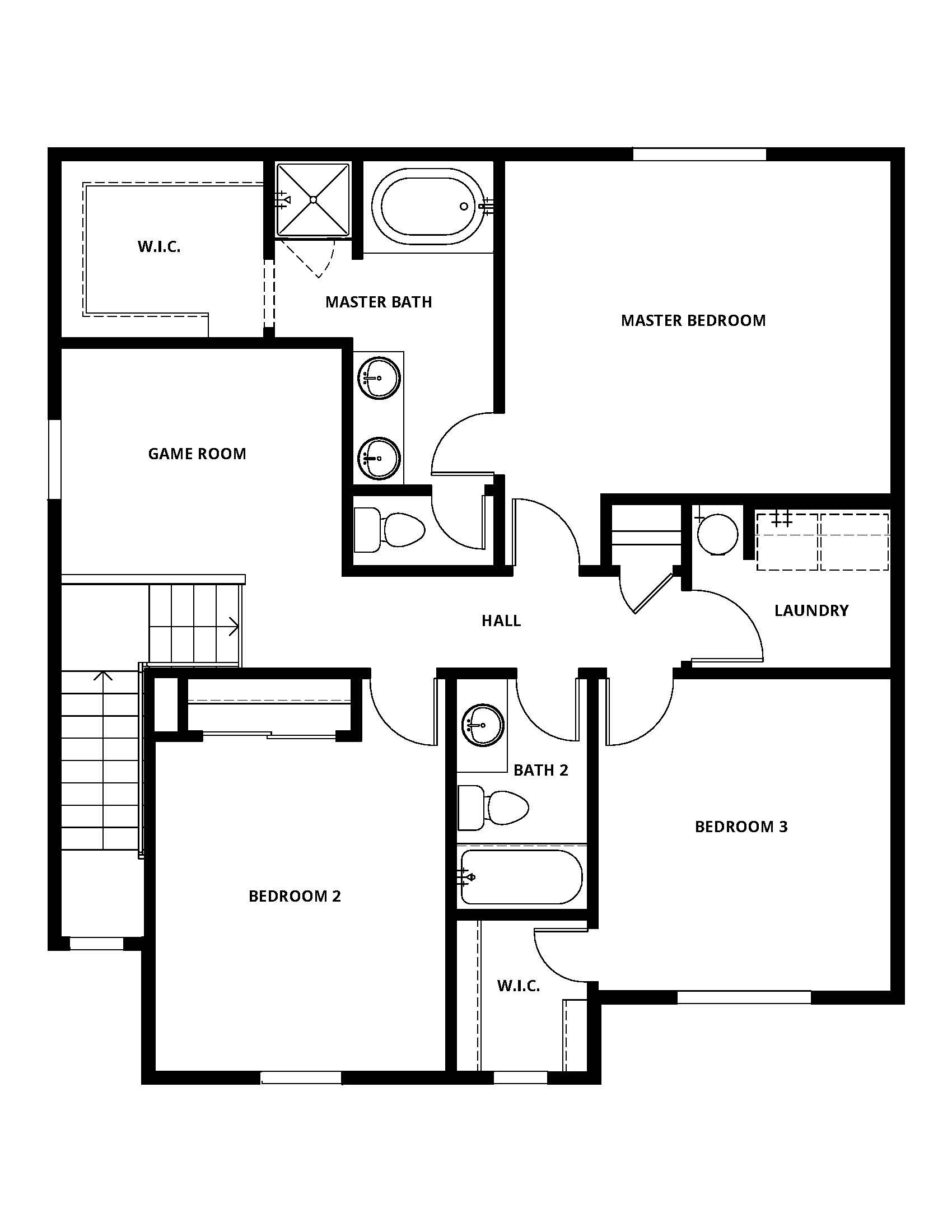 Floorplan: Name: C1-Rio Grande, Beds: 3, Baths: 2.5, Sqft: 1763