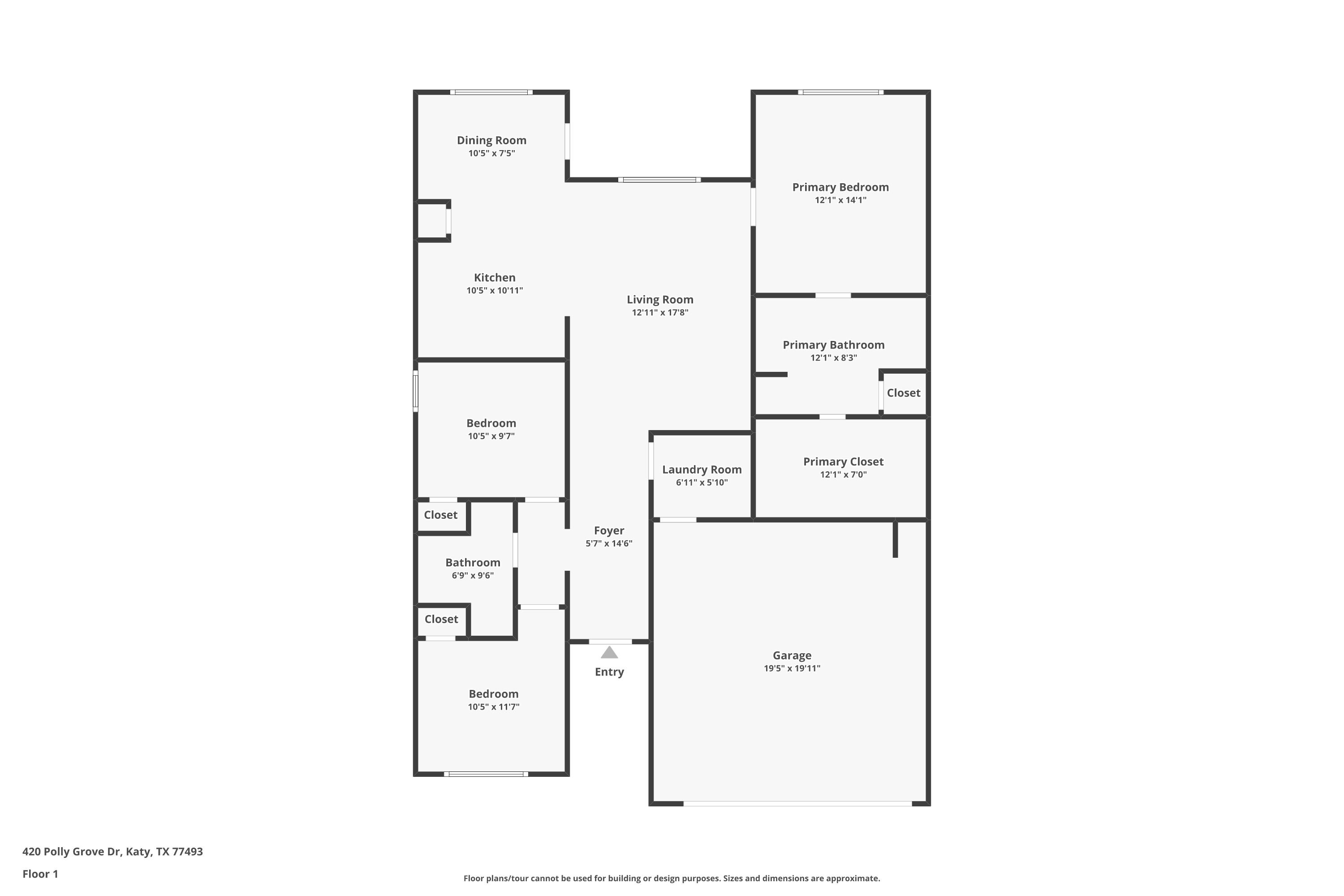 Floorplan: Name: Bridgeland, Beds: 3, Baths: 2.0, Sqft: 1366