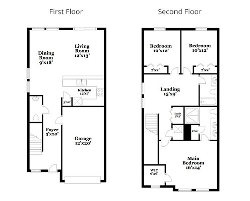 Floorplan: Name: C2-Lily, Beds: 3, Baths: 2.5, Sqft: 1568