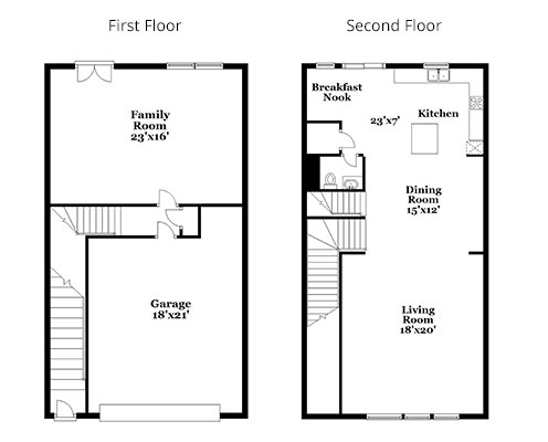 Floorplan: Name: C1-153, Beds: 3, Baths: 3.5, Sqft: 2386