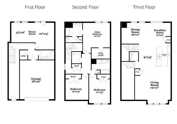Floorplan: Name: C3-138, Beds: 3, Baths: 3.5, Sqft: 2386