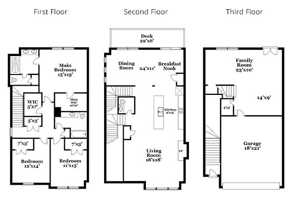 Floorplan: Name: C5-160, Beds: 3, Baths: 3.5, Sqft: 2386