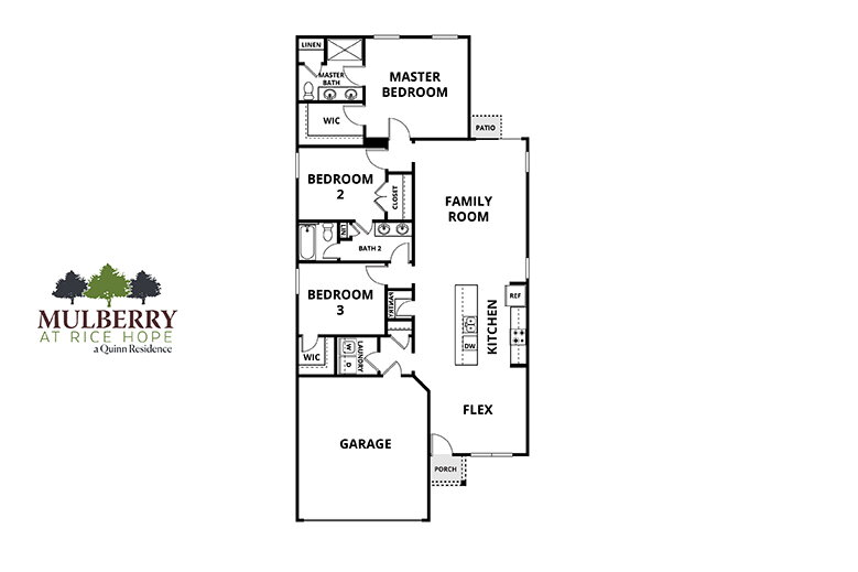 Floorplan: Name: C1-Brunswick, Beds: 3, Baths: 2.0, Sqft: 1548
