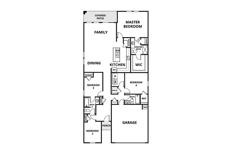 Floorplan: Name: D2-Prism, Beds: 4, Baths: 3.0, Sqft: 1912