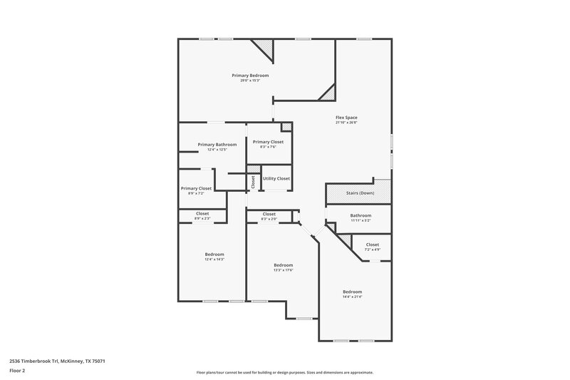 2,505/Mo, 2536 Timberbrook Trl McKinney, TX 75071 Floor Plan View 2