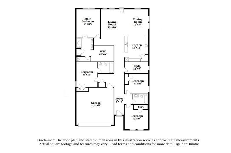 2,440/Mo, 2168 Gill Star Dr Haslet, TX 76052 Floor Plan View