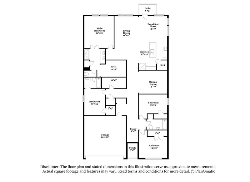 2,620/Mo, 2232 Bellatrix Dr Haslet, TX 76052 Floor Plan View