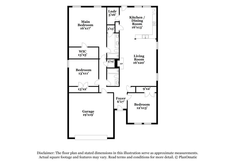 2,385/Mo, 1210 Beatty Dr Cedar Hill, TX 75104 Floorplan View