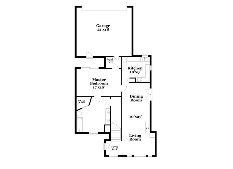 2,240/Mo, 3110 Sara Dr Rowlett, TX 75088 Floor Plan View