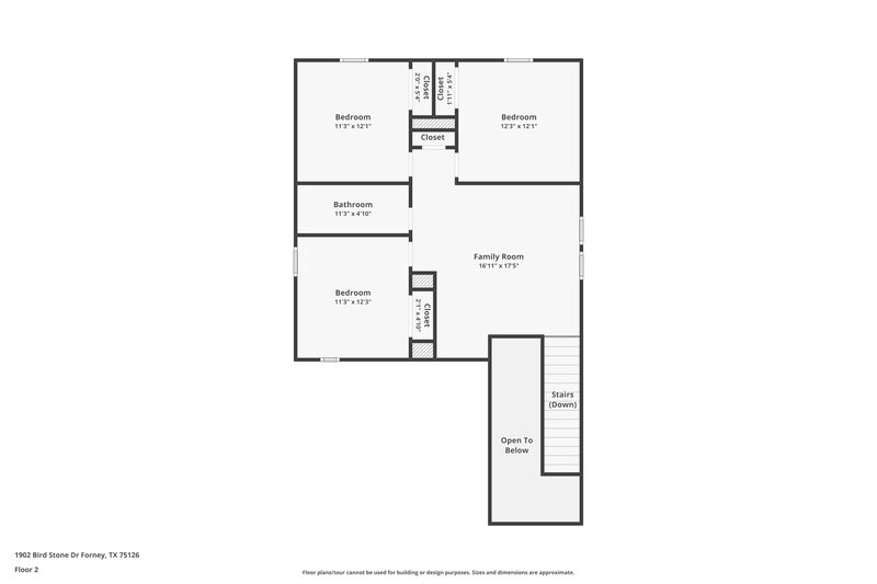 2,315/Mo, 1902 Bird Stone Drive Forney, TX 75126 Floor Plan View 2