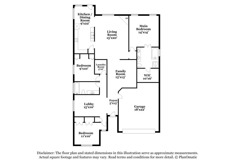 1,835/Mo, 1108 Goldeneye Aubrey, TX 76227 Floorplan View
