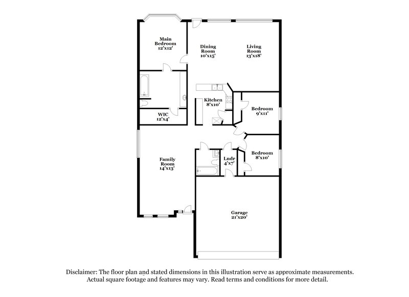 2,035/Mo, 205 S Chestnut St Forney, TX 75126 Floor Plan View