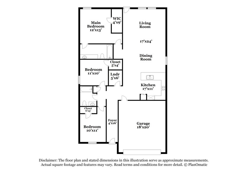 2,075/Mo, 8401 Hollow Bend St Fort Worth, TX 76123 Floor Plan View