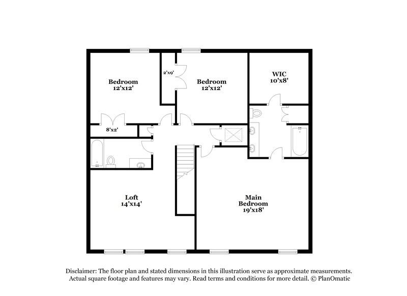 2,300/Mo, 413 Emerald Creek Dr Fort Worth, TX 76131 Floor Plan View 2