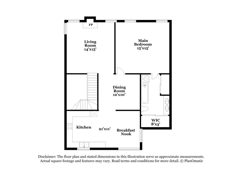 2,200/Mo, 8816 Sabinas Trl Fort Worth, TX 76118 Floorplan View 2