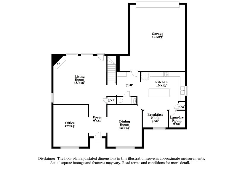 2,415/Mo, 812 Angel St Cedar Hill, TX 75104 Floor Plan View 2